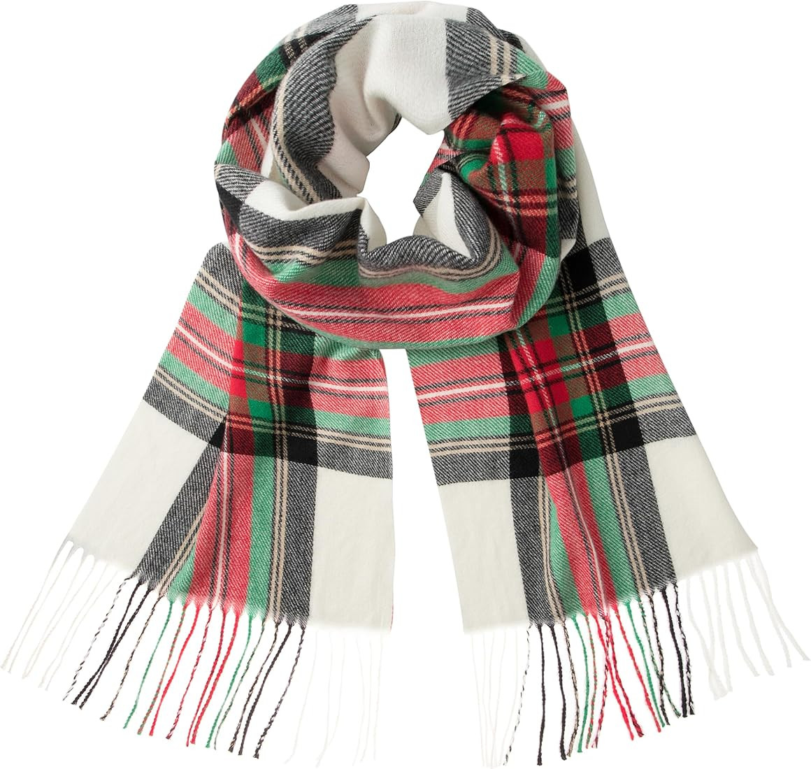 CALVIN & OLIVIA Ultra-Soft Winter Cashmere Feel Scarf Warm Long Unisex Winter Scarves Perfect Hol... | Amazon (US)