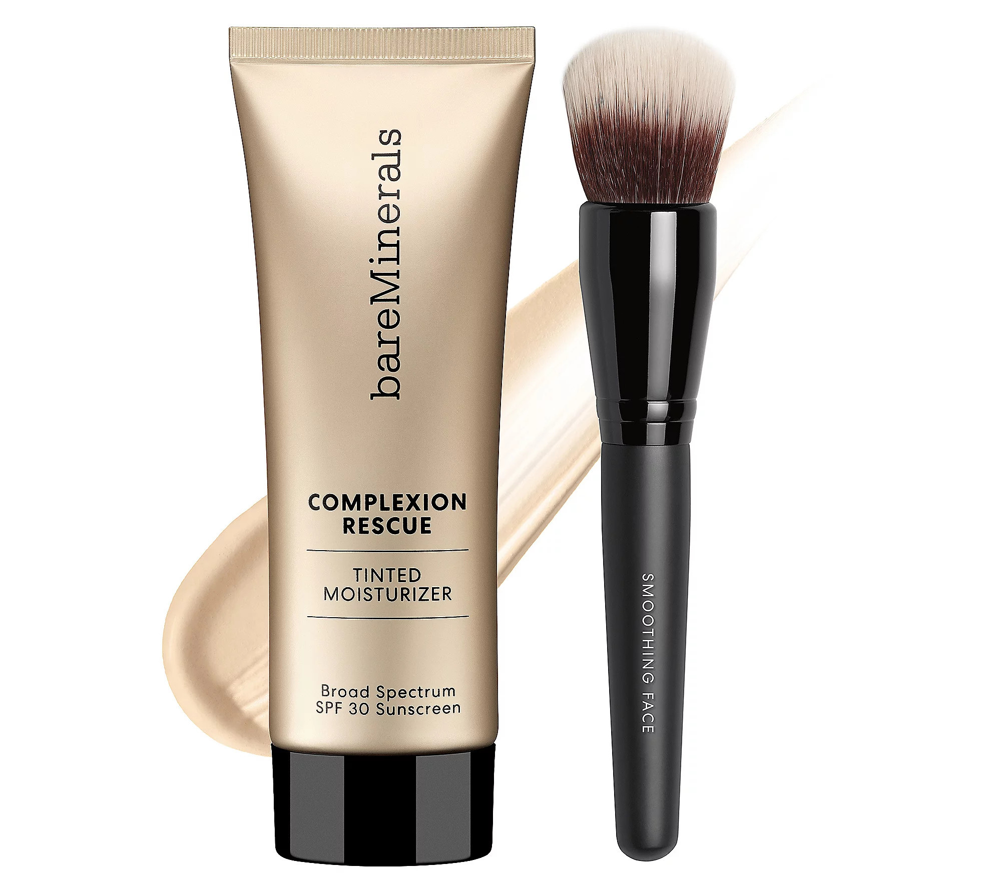 bareMinerals Supersize Complexion Rescue SPF30 + Brush | QVC