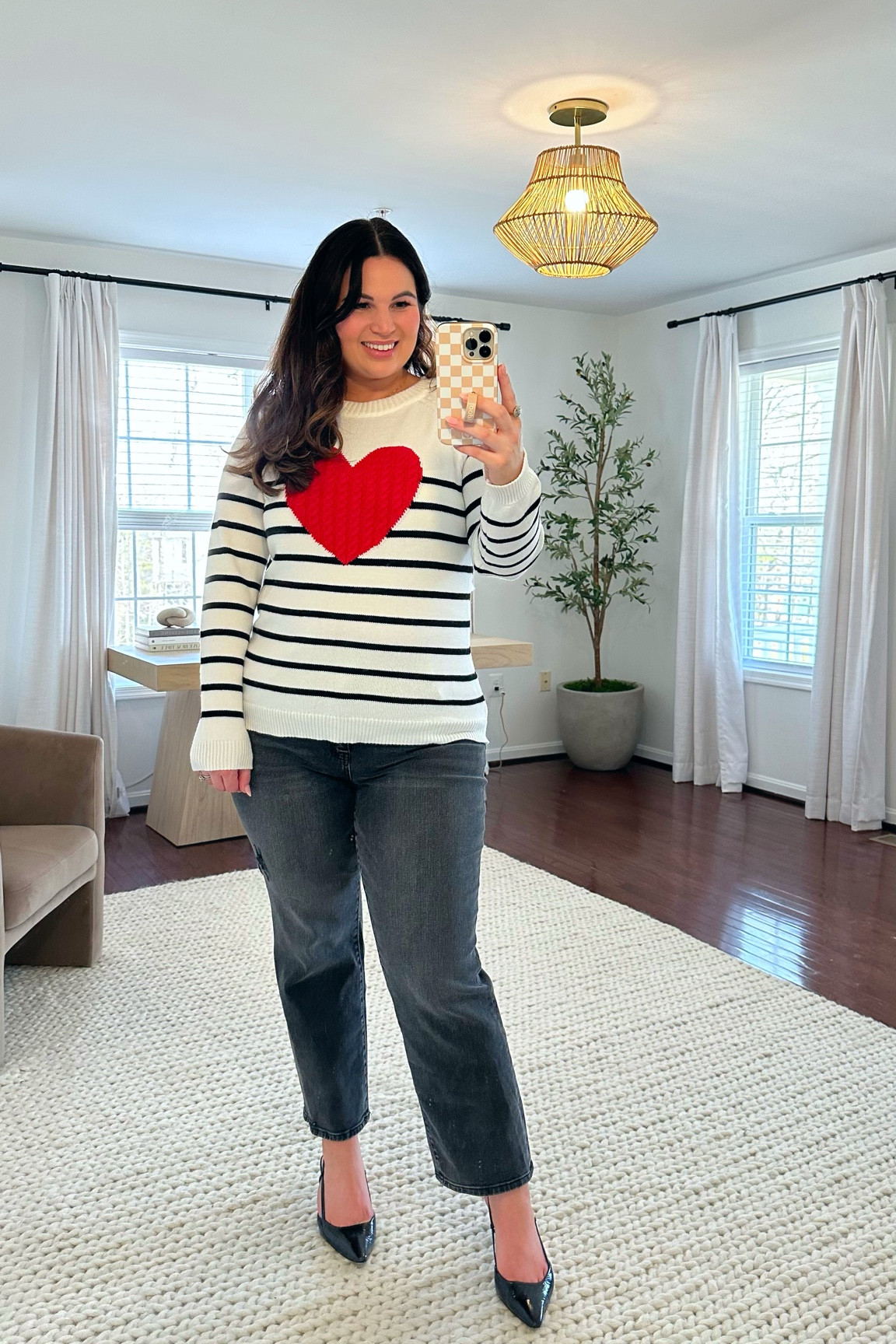 Midsize Valentine’s Day outfits from Maurice’s! 

Stripe sweater - large 
Jeans - 31 
Heels - 9

Midsize, midsize fashion, midsize outfit, Valentine’s Day, Valentine’s Day outfit, Valentine’s Day fashion, Valentine’s Day style, valentines, valentines outfit, maurices, tall woman style 



#LTKMidsize #LTKStyleTip #LTKSeasonal