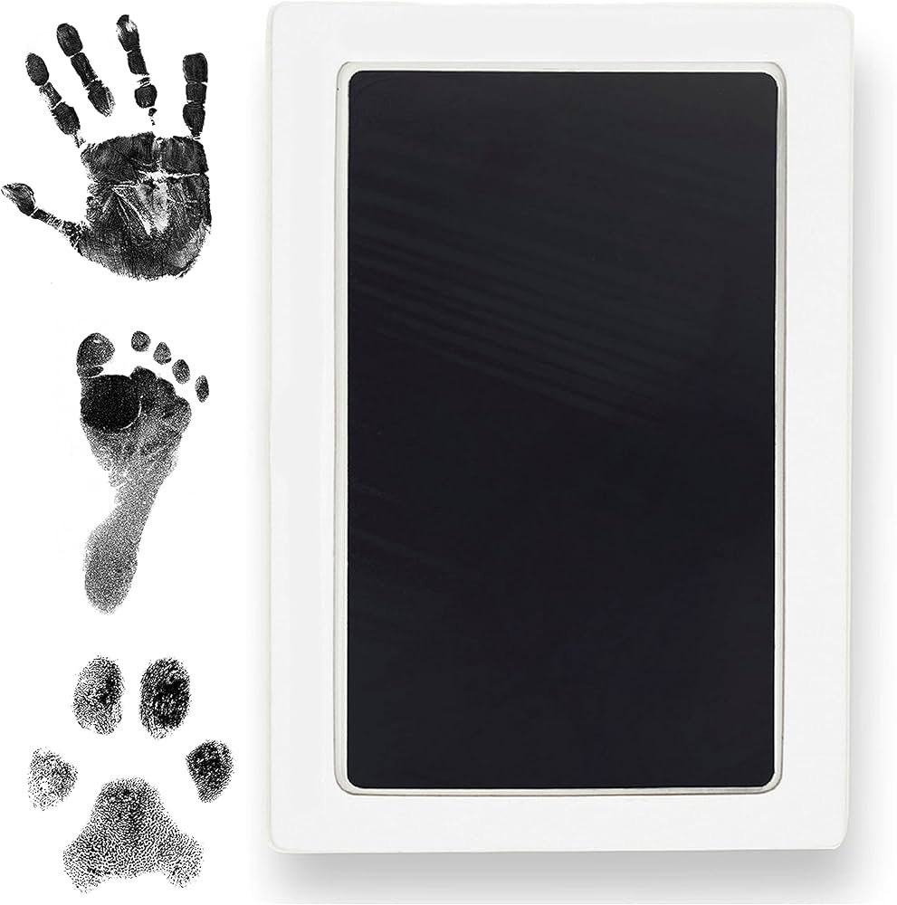 Large Clean Touch Ink Pad for Baby Handprints and Footprints – Inkless Infant Hand & Foot Stamp... | Amazon (US)