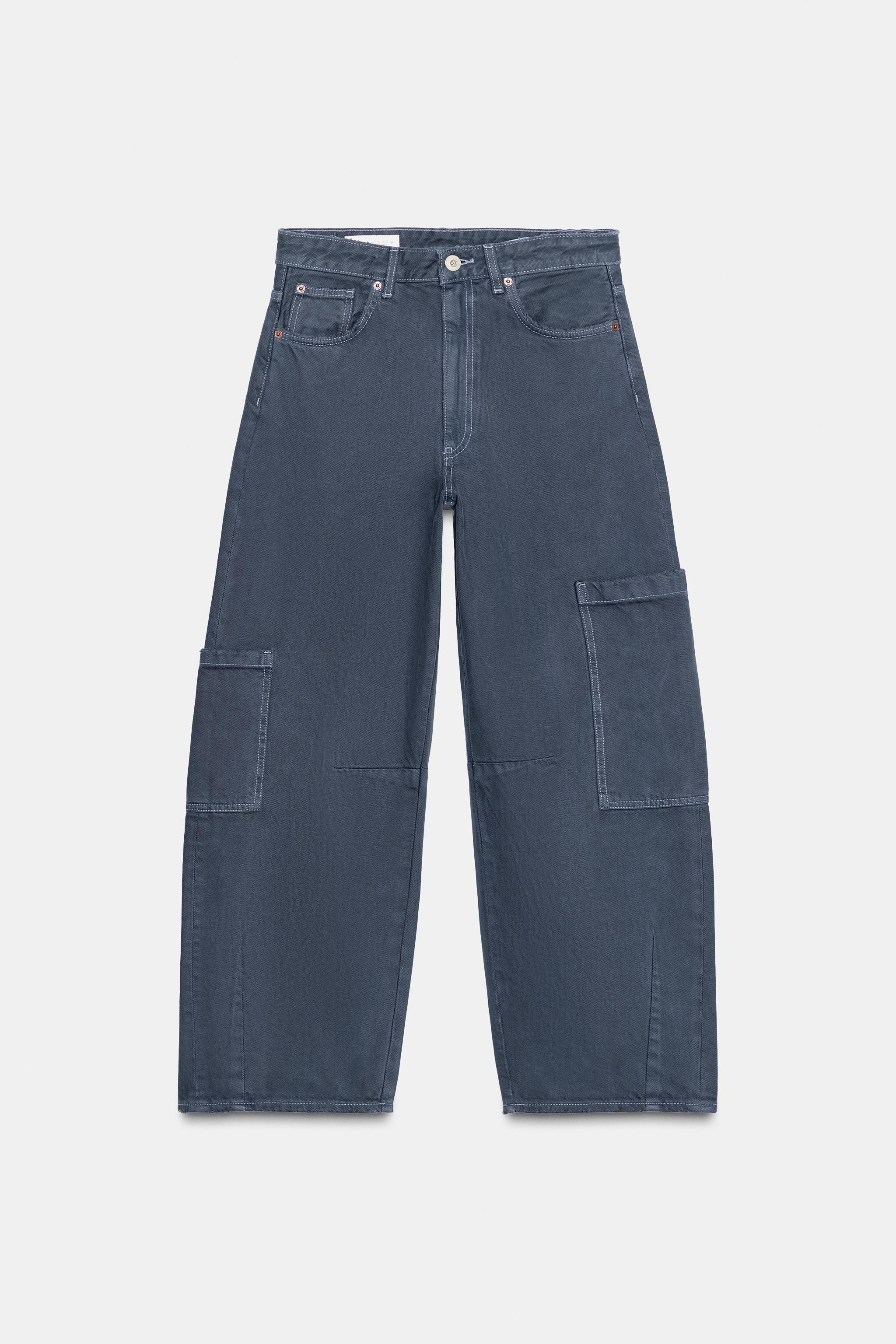 TRF BAGGY BALLOON JEANS WITH POCKETS | Zara US