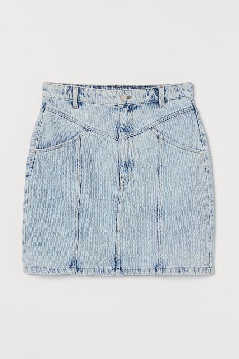 H & M - Denim Skirt - Blue | H&M (US)