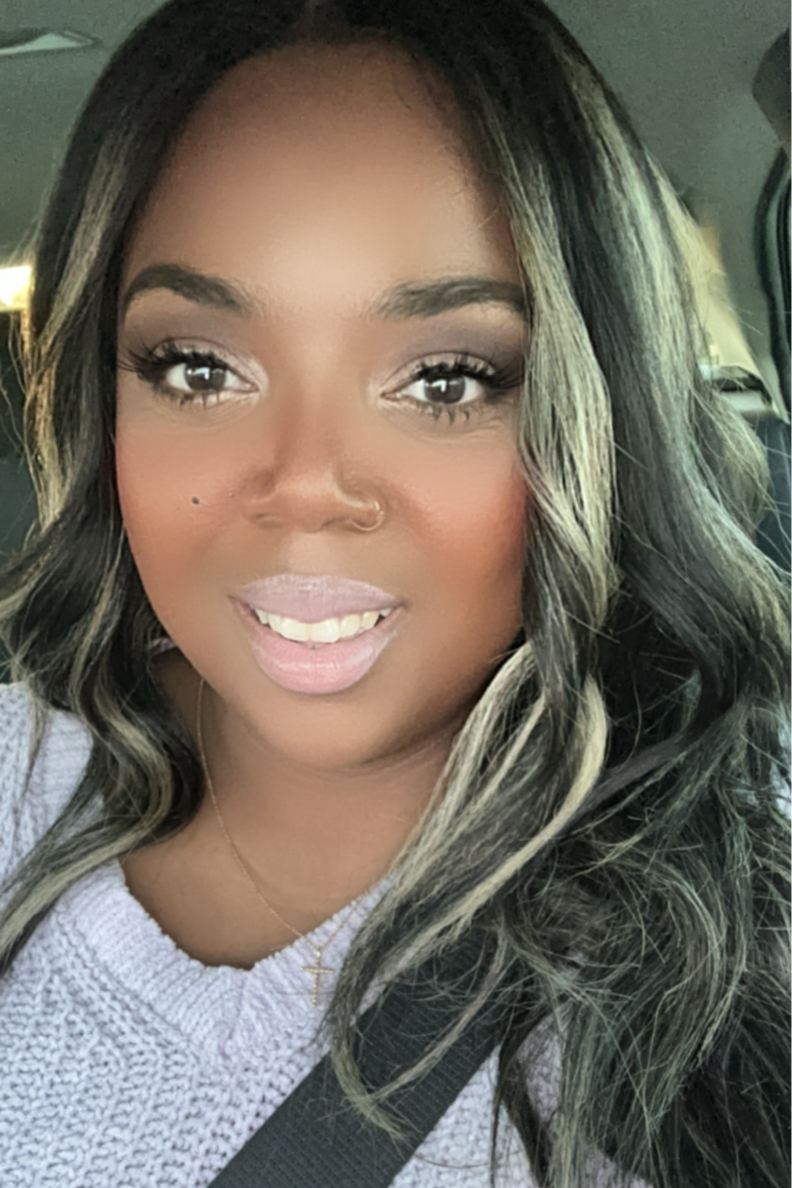 Balayage highlight wig. 🩷


Synthetic wig, lace front, highlight wig, 

#LTKbeauty #LTKfindsunder100 #LTKfindsunder50