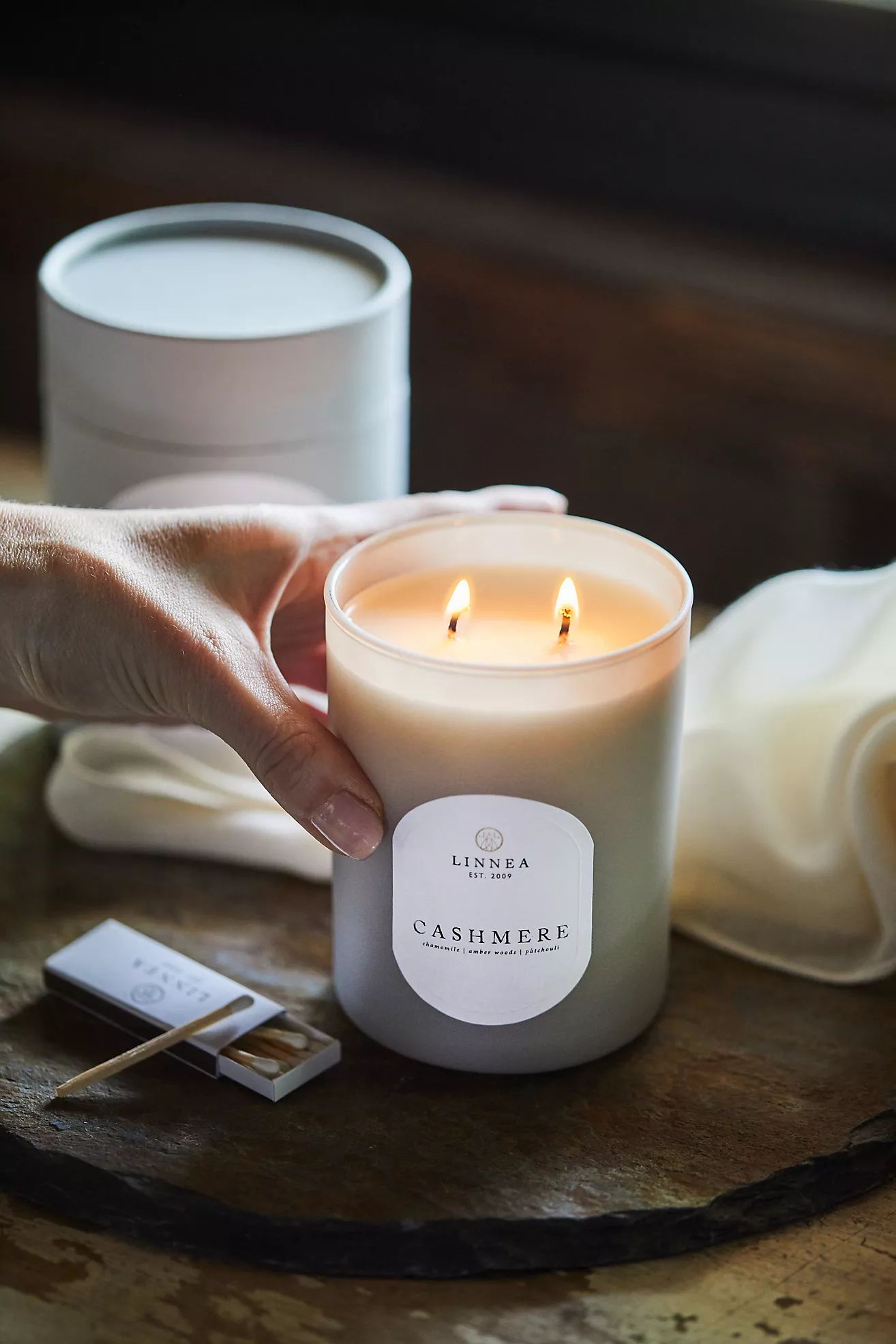 Linnea Candle, Cashmere | Anthropologie (US)