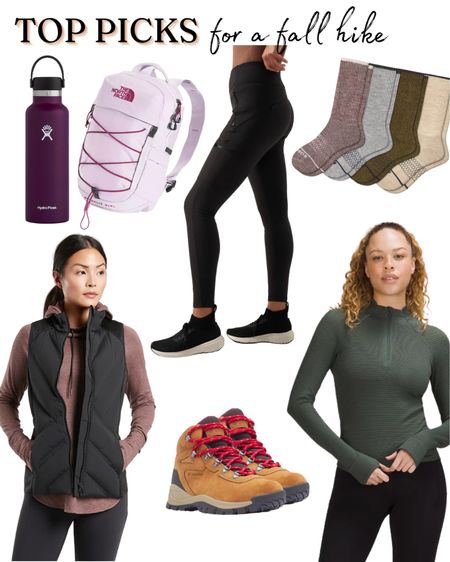 Everything you need from head to toe for a fall hike, including layers to keep warm, solid hiking boots, and a perfectly sized backpack!

#LTKfit #LTKSeasonal