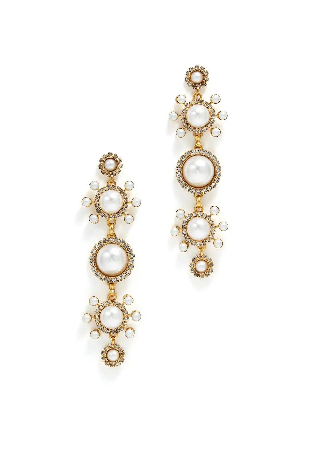 Elizabeth Cole Gretchen Pearl Earrings | Rent The Runway