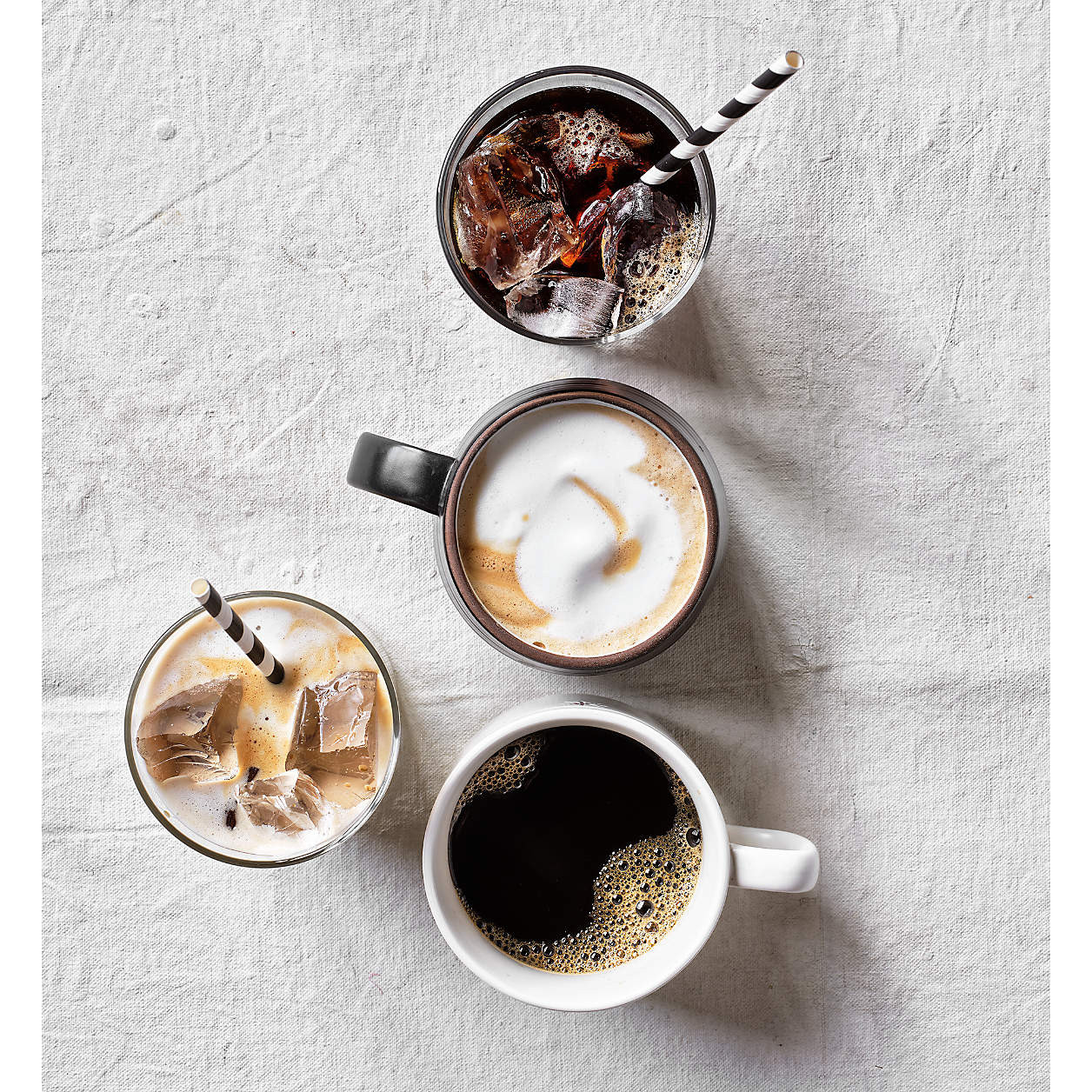 Aspen Mugs 15-Oz., Set of 8 + Reviews | Crate & Barrel | Crate & Barrel