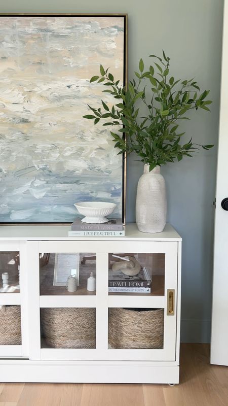 Our Studio McGee Promontory TV cabinet is 40% off right now at Target! Comes in a few sizes and black too. I’m using this in my office for added storage but it would also serve as a great entryway table or dining room buffet! I’m very impressed with the quality. My new coastal inspired abstract art is from Lindsay Letters Co and I love that you can customize the size, shape, and frame! 

#LTKsalealert #LTKstyletip #LTKhome