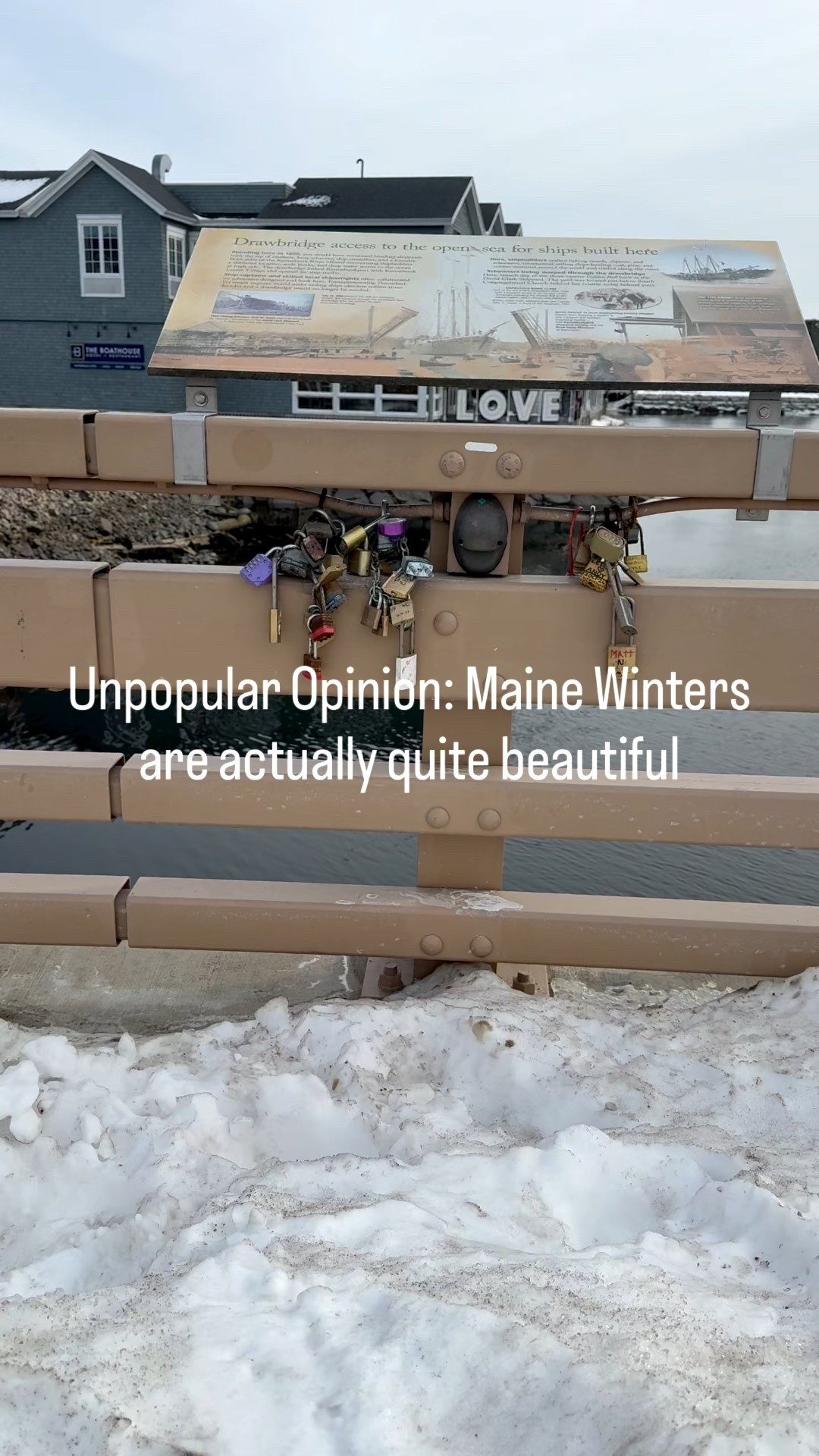 I know, I know! I am still a summer girlie, but there is something about the Quiet season, especially with freshly fallen snow that is lobster kisses. 🥰🦞💗

#mainer #mainewinters #wintersinmaine #localsseason

#LTKvlog #LTKPetite #LTKSeasonal