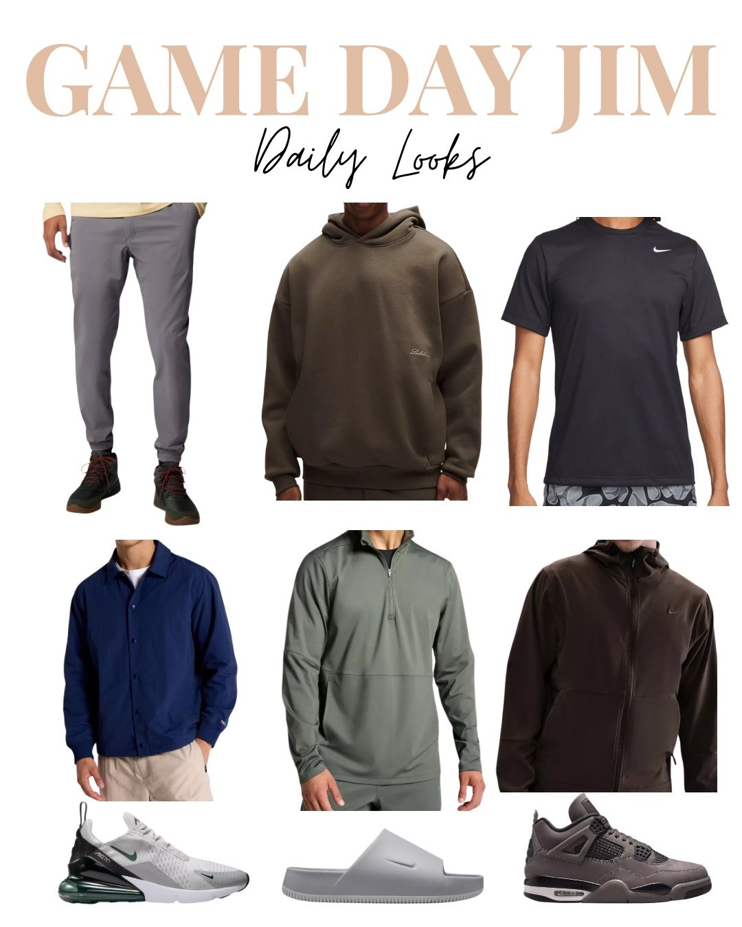 Game day Jim’s go-to pieces for any day! 

#LTKActive #LTKStyleTip #LTKMens