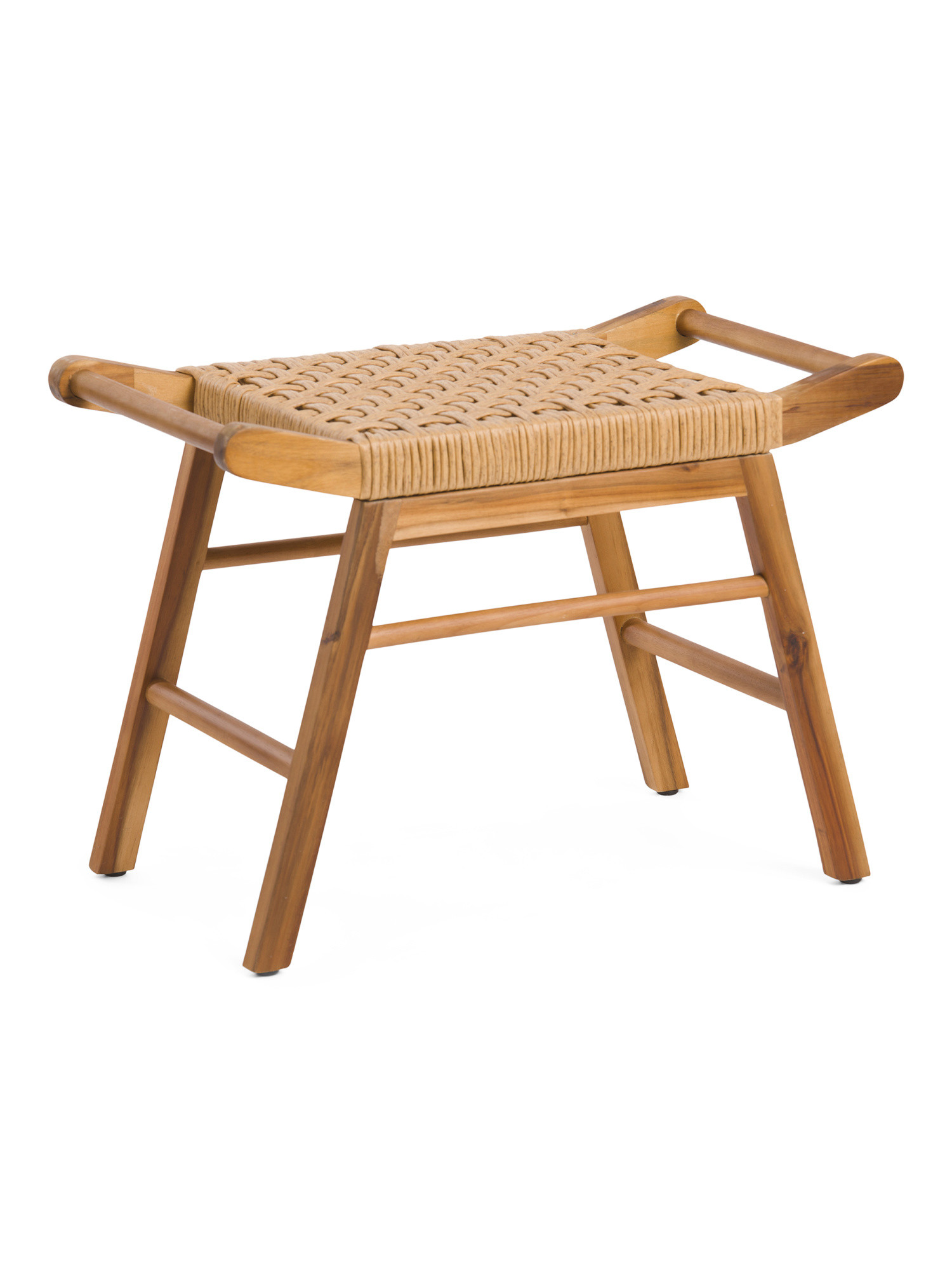 26x18 Natural Wicker Stool | TJ Maxx