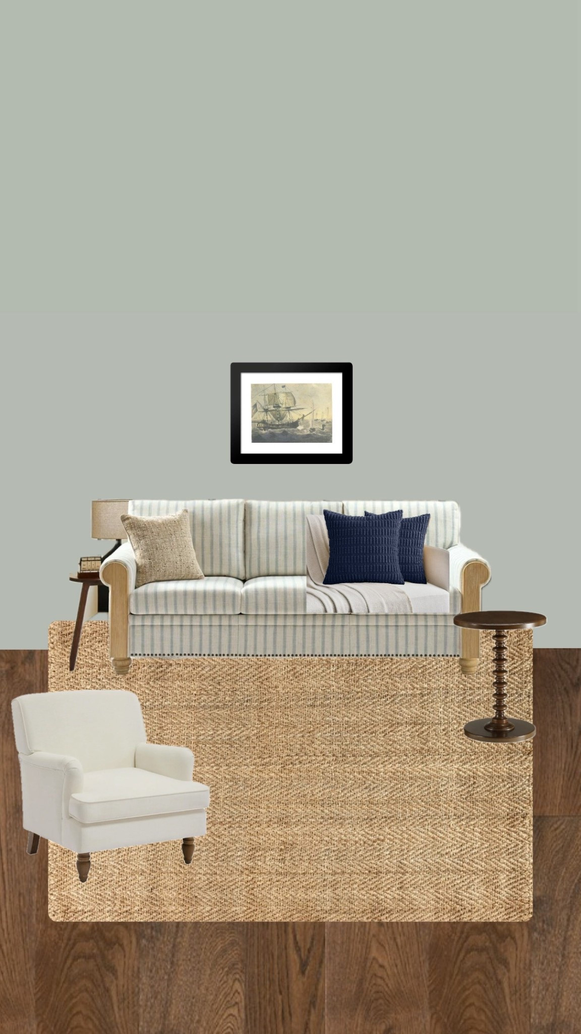 A budget friendly, Walmart coastal living room mood board!

#LTKHome