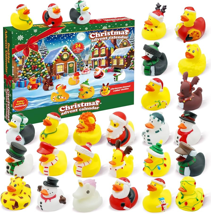 Rubber Duck Advent Calendar 2024 kids - Fun Toddler Advent Calendar 2024 for Boys and Girls - Tod... | Amazon (US)