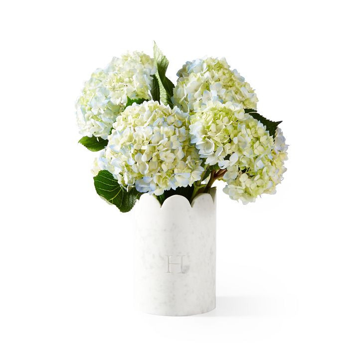 Scalloped Marble Wine Chiller | Mark and Graham