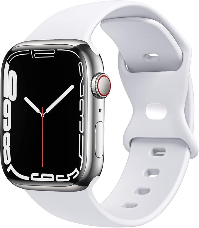 STG Sport Watch Band Compatible with Apple Watch Band 38mm 40mm 41mm 42mm 44mm 45mm, Soft Silicon... | Amazon (US)