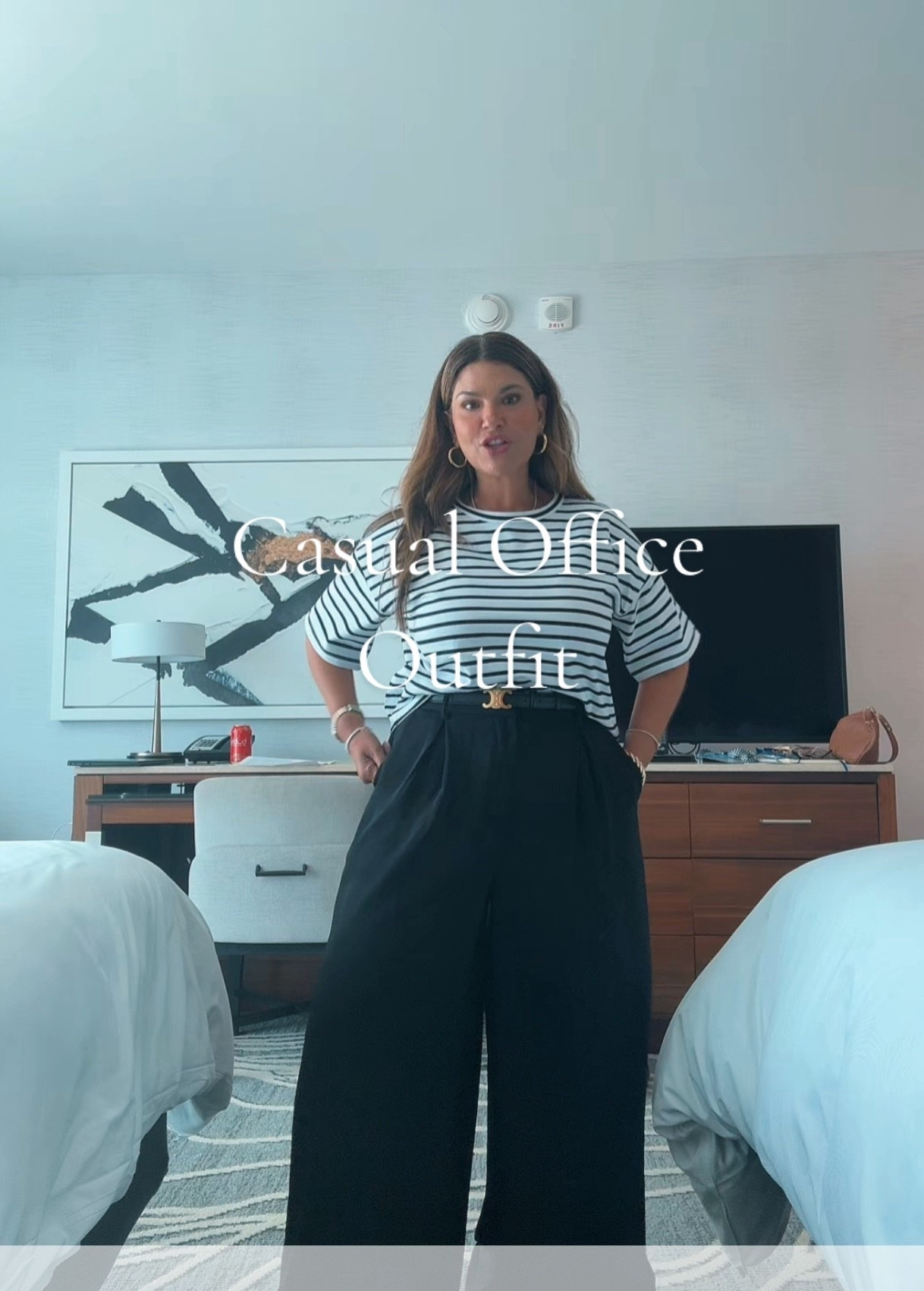 Casual Over 40 Office Look featuring my favorite Amazon work pants. They have tons of colors and come in petite. 

#LTKMidsize #LTKFindsUnder50 #LTKOver40