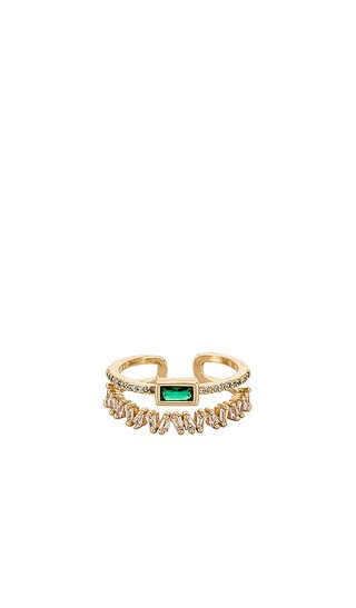 Diana Ring in Emerald | Revolve Clothing (Global)