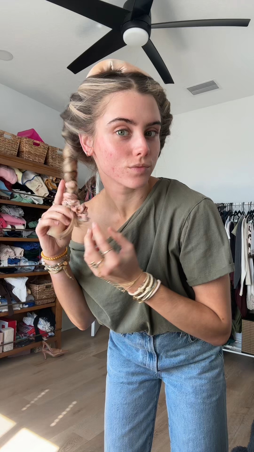 Kitsch Satin Heatless Curling Set - Heatless Hair Curlers to Sleep in - Heatless Curls Overnight - Heatless Curling Rod - No Heat Curls Overnight - Overnight Blowout Rods - Soft Hair Rollers. My greatest hair hack has got to be sleeping in a hair ribbon. This is what gives me my heatless hair curls. These curls are always bouncy, voluminous, shiny, and perfection that require absolutely zero heat, saving my hair on necessary, heat damage while still getting those desirable curls. I have lots of tutorials on how I put them in my hair saved my TikTok and Instagram @sloanevosen. TUTORIAL: https://www.tiktok.com/t/ZP8Y6b72q/ #hair #heatlesscurls #heatlesshair #heatlesswaves #hairstyles #hairhack #hairhealth #heatlesshairstyles #hairroutine #hairribbon #heatlesshaircurler 

#LTKBeauty #LTKFindsUnder50 #LTKgrwm