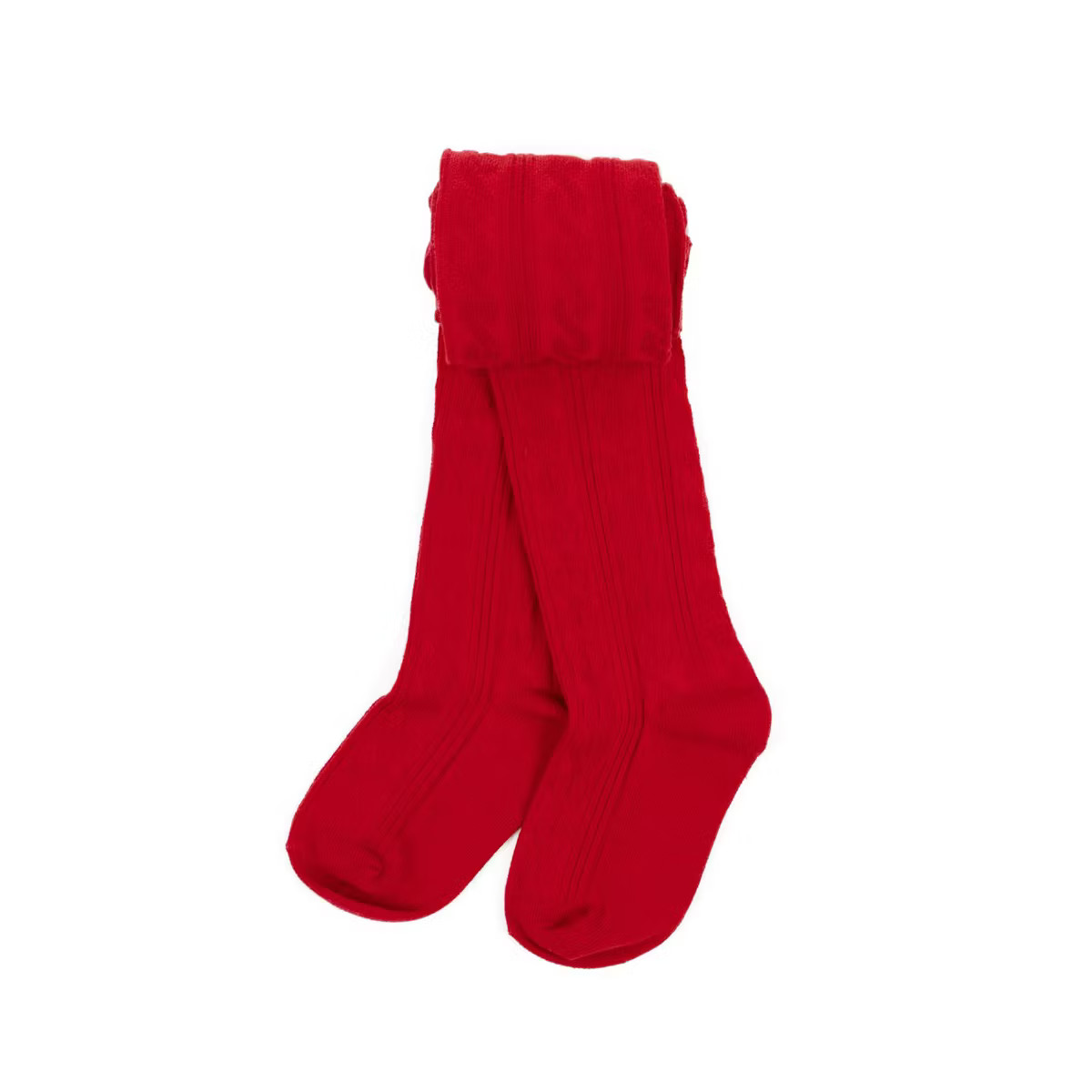 Leveret Girls Classic Solid Color Cable Knit Tights | Target