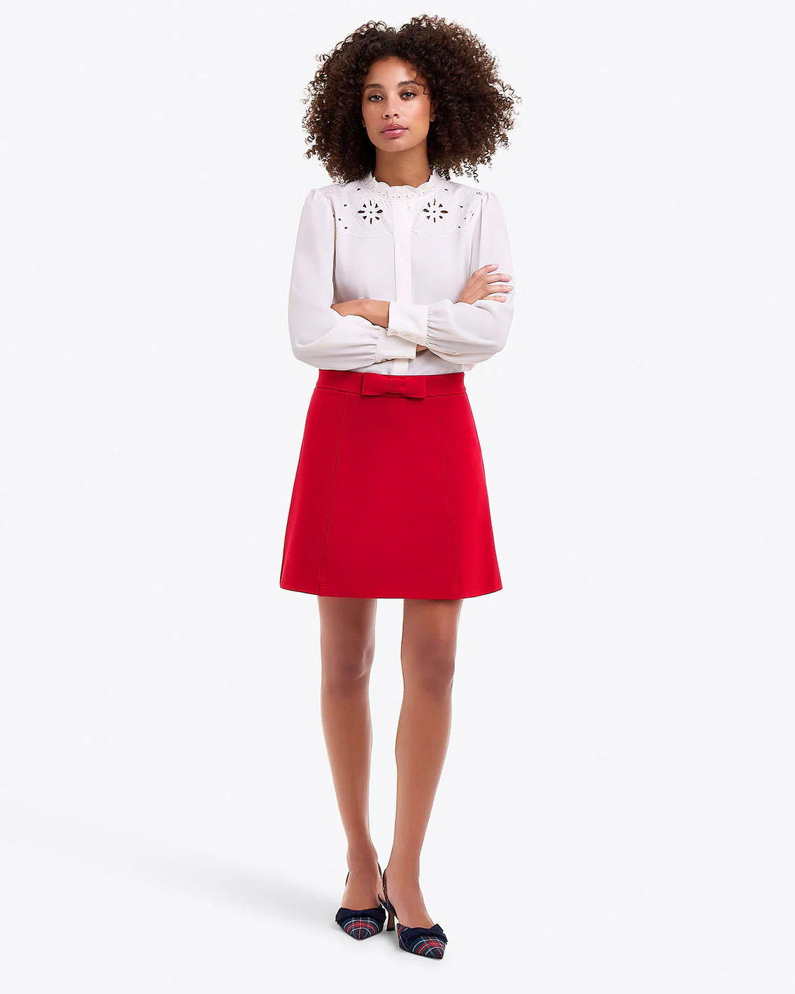 Mini Skirt in Ponte | Draper James (US)