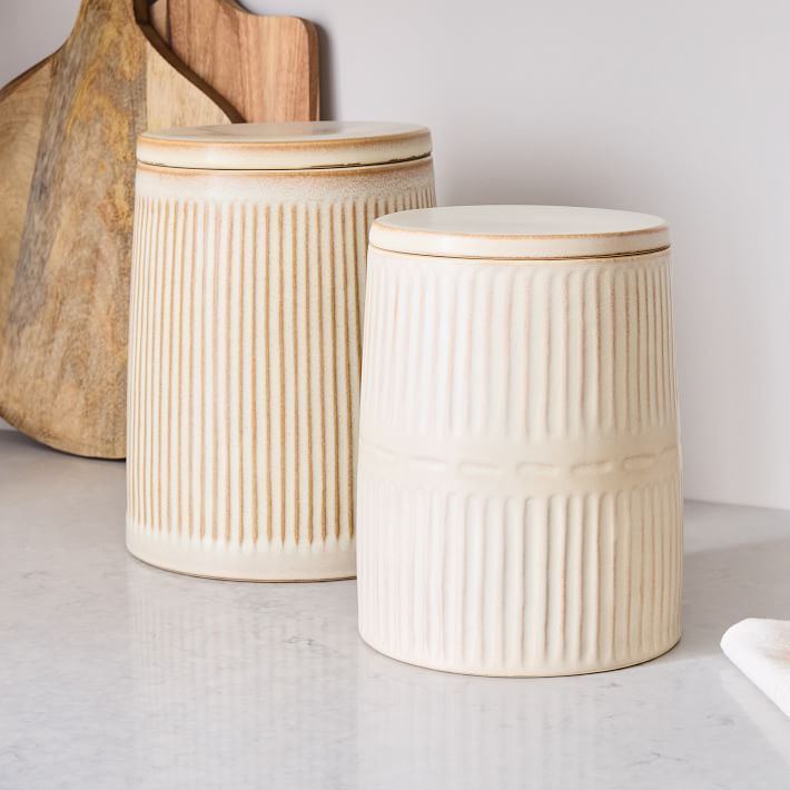 Artisan Stoneware Kitchen Canisters | West Elm (US)