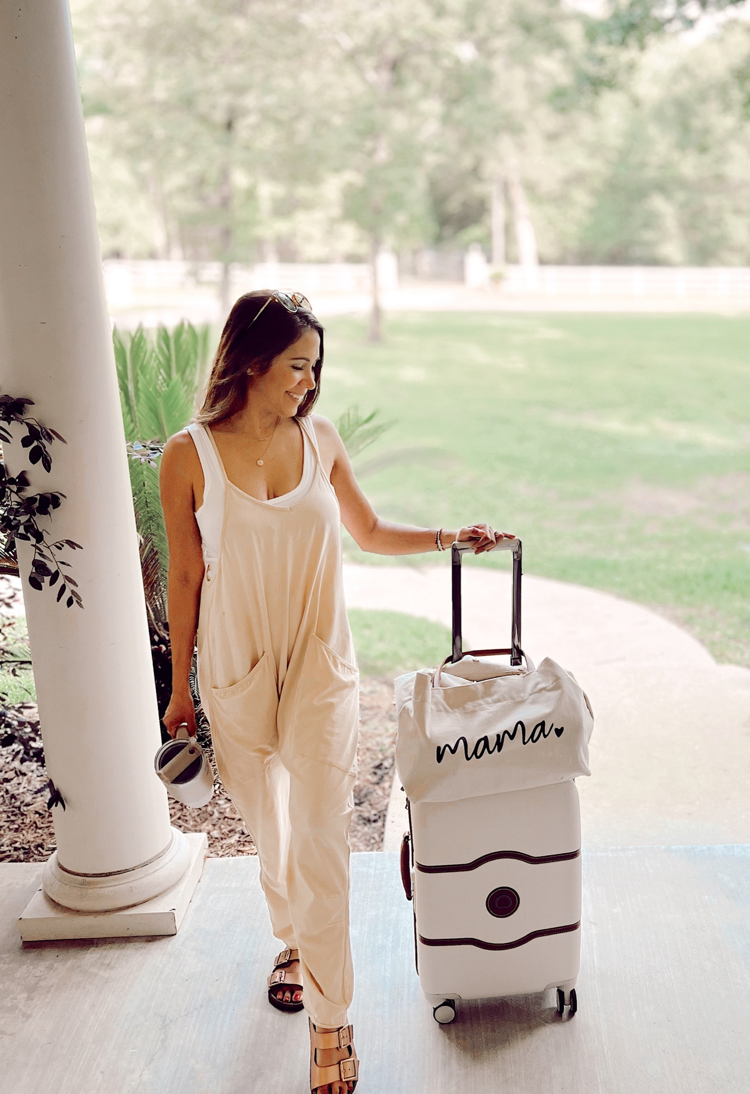 Travel outfit 
Jumpsuit onsie 
Mama bag
Luggage + packing cubes 


#LTKstyletip #LTKtravel