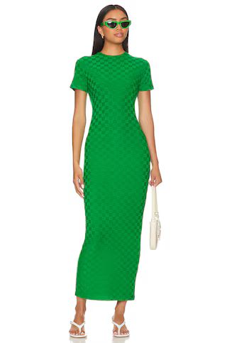 Amanda Uprichard Rosaria Dress in Green from Revolve.com | Revolve Clothing (Global)