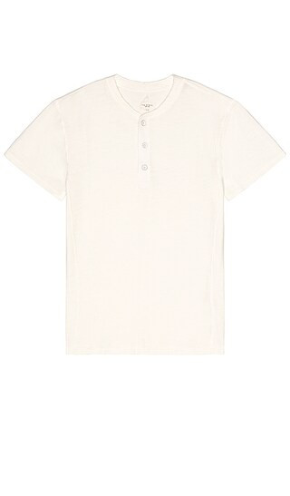 Classic Short Sleeve Henley in White | Revolve Clothing (Global)