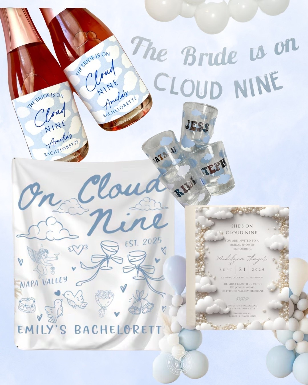 She’s on cloud nine bridal party the bride is on cloud nine bachelorette party decor bachelorette party favors

#LTKTravel #LTKU #LTKWedding

#LTKWedding #LTKTravel #LTKSaleAlert