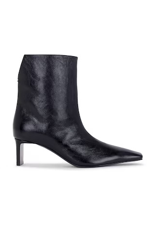 KHAITE Ona Ankle Boot in Black | FWRD | FWRD 