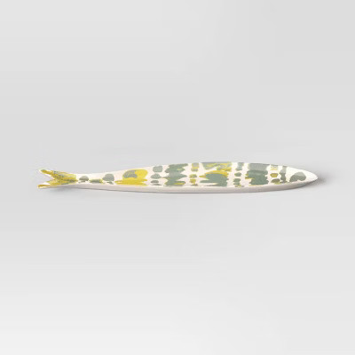 Coastal 16.12" Fish Dish Serving Platter - Olive - Threshold™ | Target