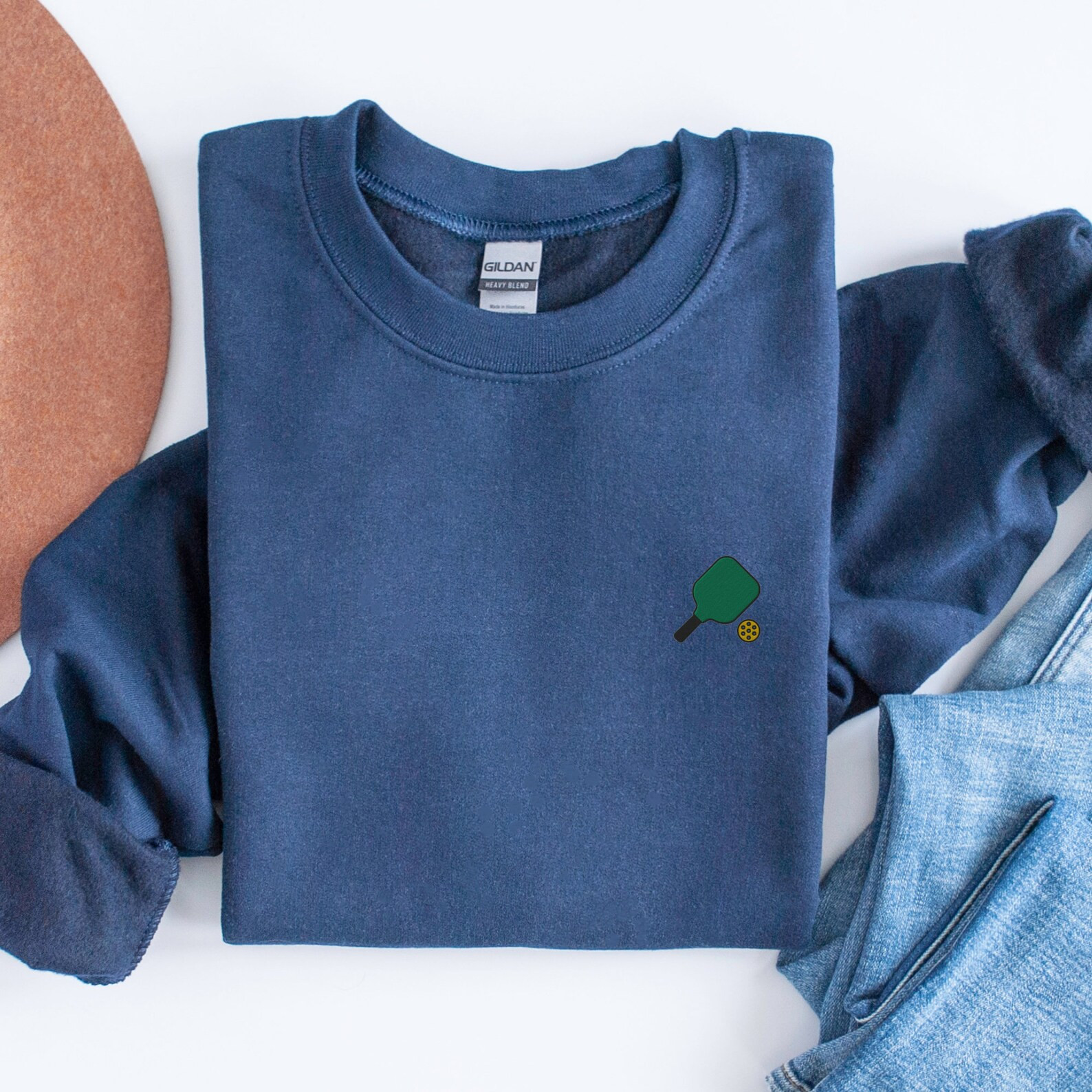 Embroidered Pickleball Sweatshirt Gift, Pickleball Lover, Cute Unisex Crewneck Embroidery, Long S... | Etsy (US)