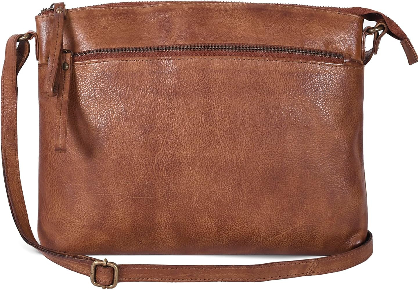 Leather Crossbody Bags for Women - Ladies Crossbody Purses - Medium Size Crossover Sling Bags - W... | Amazon (US)