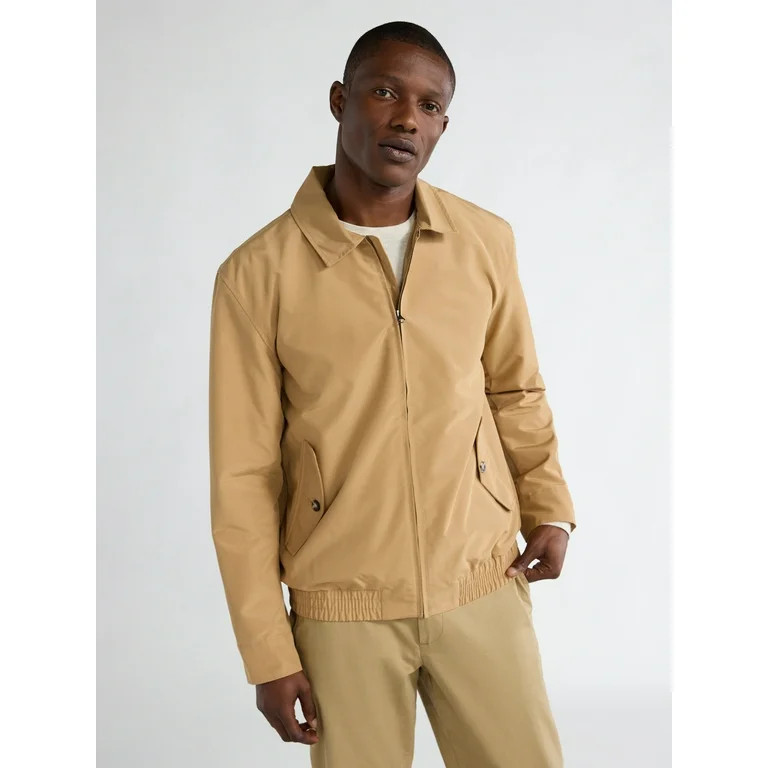 Free Assembly Men’s Harrington Jacket, Sizes S-3XL | Walmart (US)