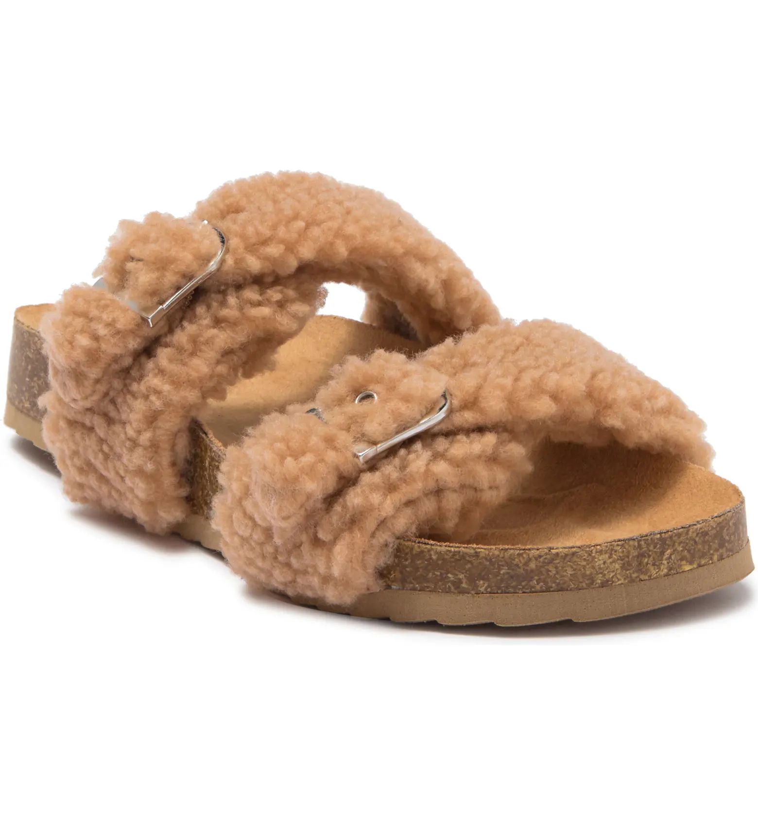 Indigo Rd Sally Faux Fur Footbed Sandal | Nordstromrack | Nordstrom Rack