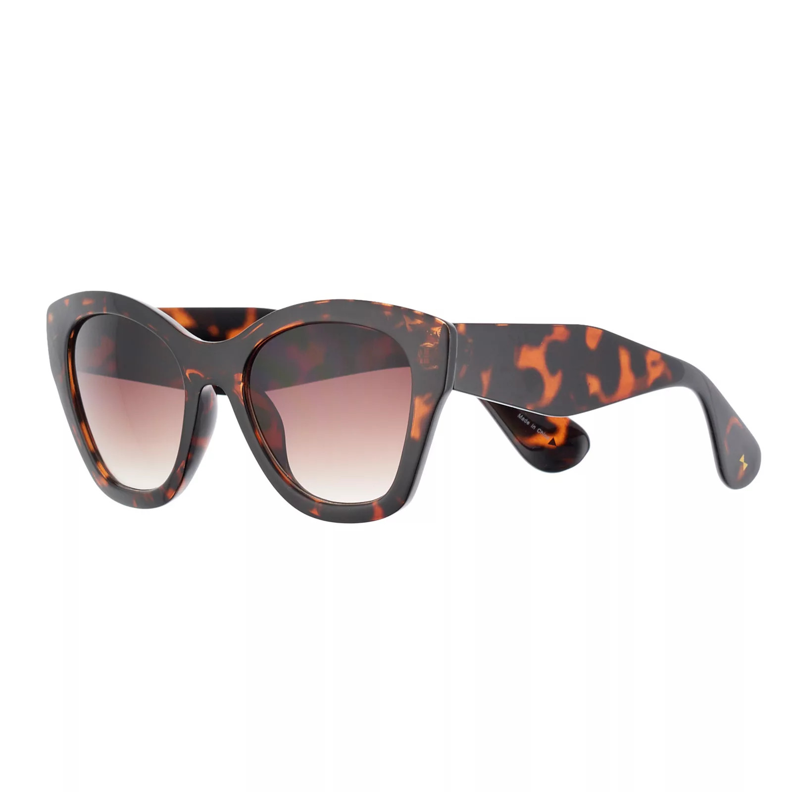 Women's LC Lauren Conrad Coasting Gradient Cat Eye Sunglasses, Size: Medium, Med Brown | Kohl's