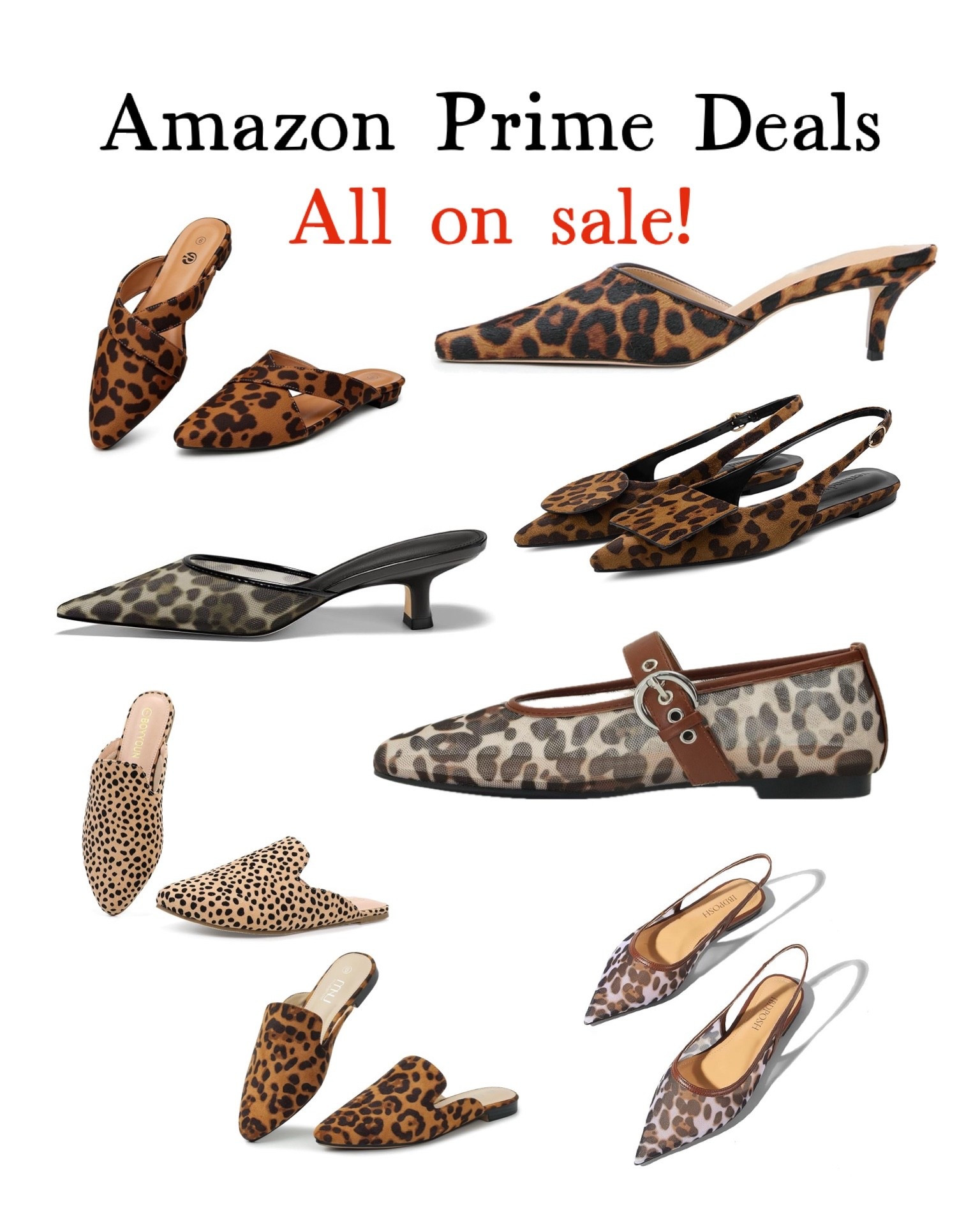Leopard mules and flats on prime deal! So many cute styles 

#LTKFindsUnder50 #LTKSaleAlert #LTKShoeCrush