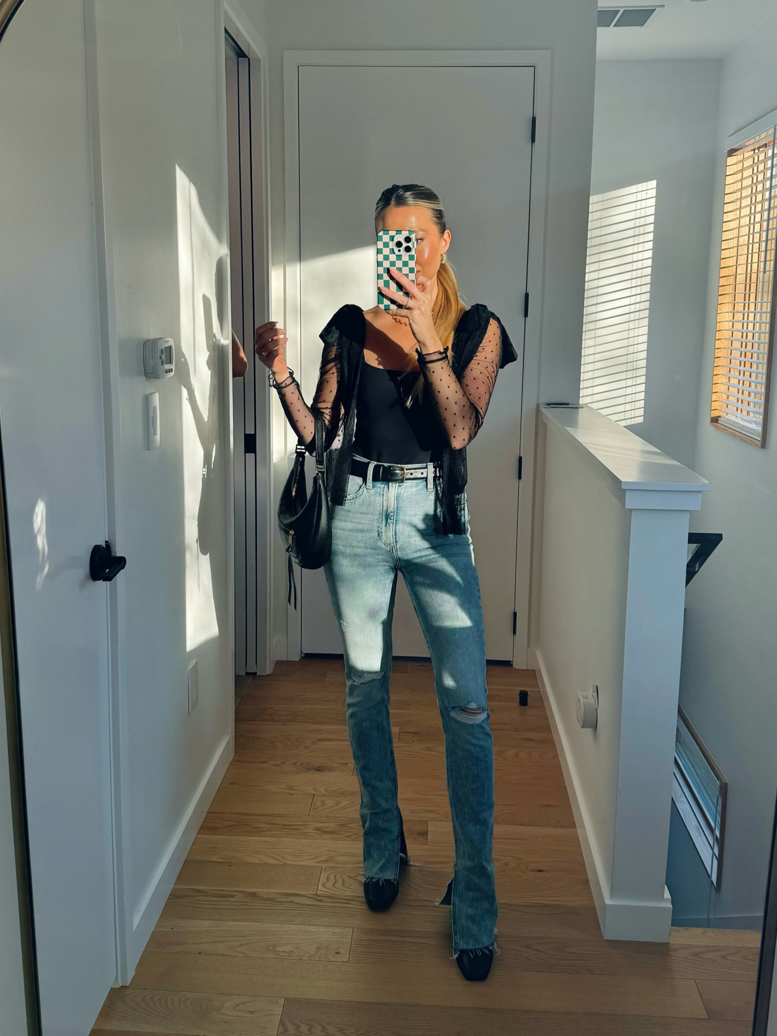 Date night fit 🌹🖤 wearing an XS top and 24 jeans

#LTKSeasonal