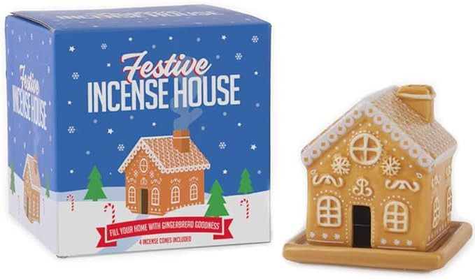 Gift Republic Gingerbread House Incense Burner – Festive Incense Holder with Gingerbread Scent,... | Amazon (US)