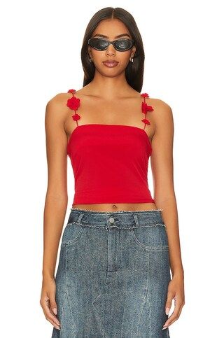 Nuovo Top With Flower Straps
                    
                    Musier Paris | Revolve Clothing (Global)
