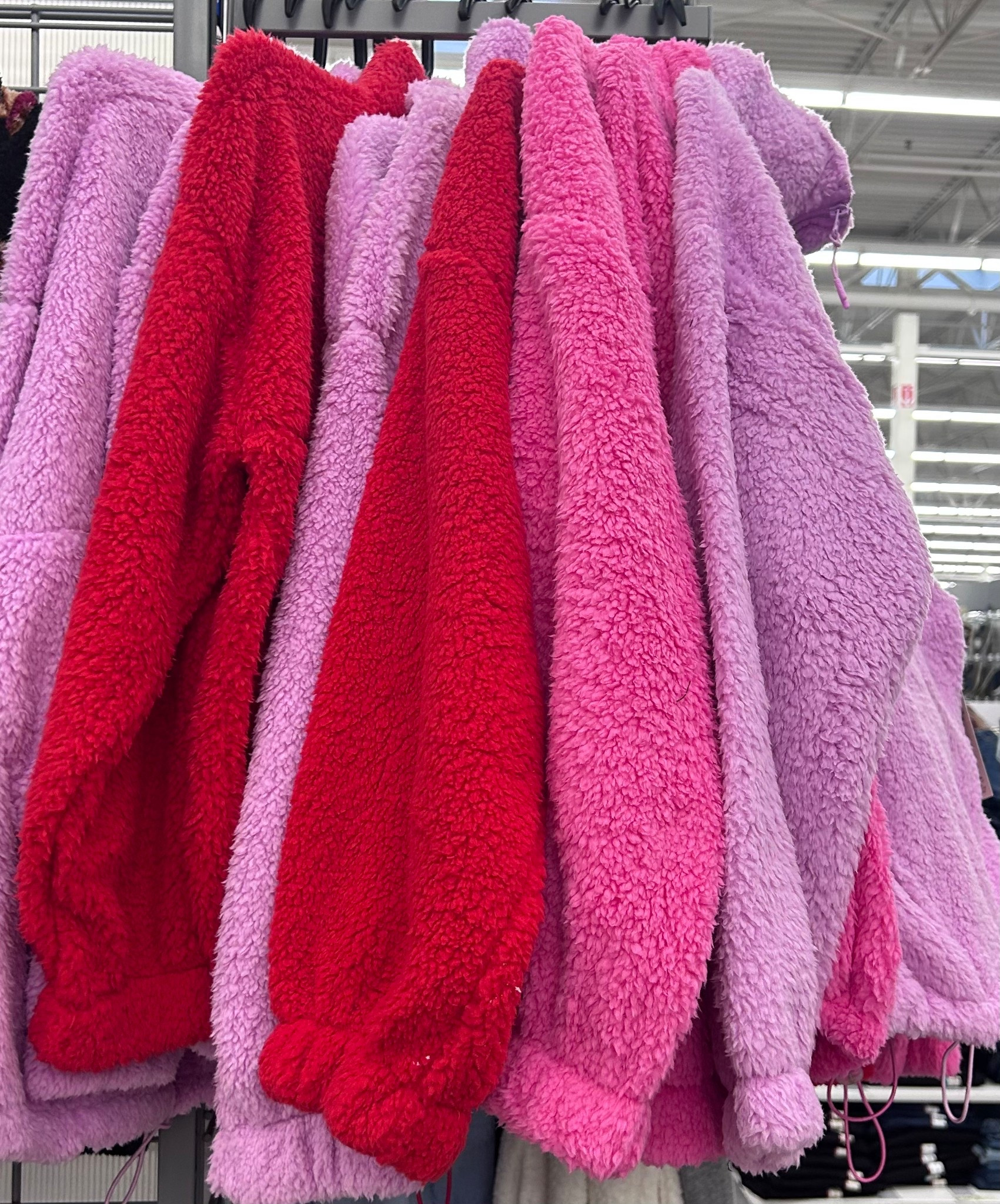 loving this color scheme for Valentines Day 🩷❤️💜 these are so soft and so inexpensive. I like an oversized look with this style of jacket so i went with a medium. 

#LTKValentine