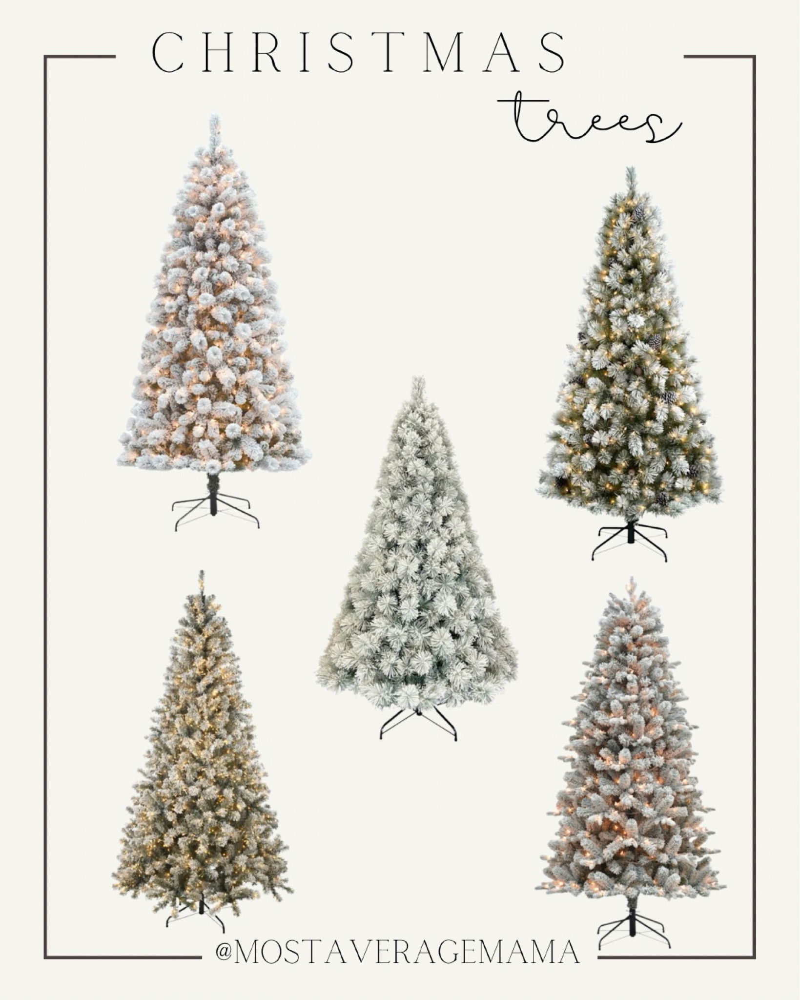Flocked, prelit Christmas trees from At Home!

#LTKSeasonal #LTKHoliday #LTKHolidaySale