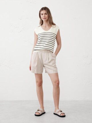 Scoop-Neck Pullover Sweater | Banana Republic Factory