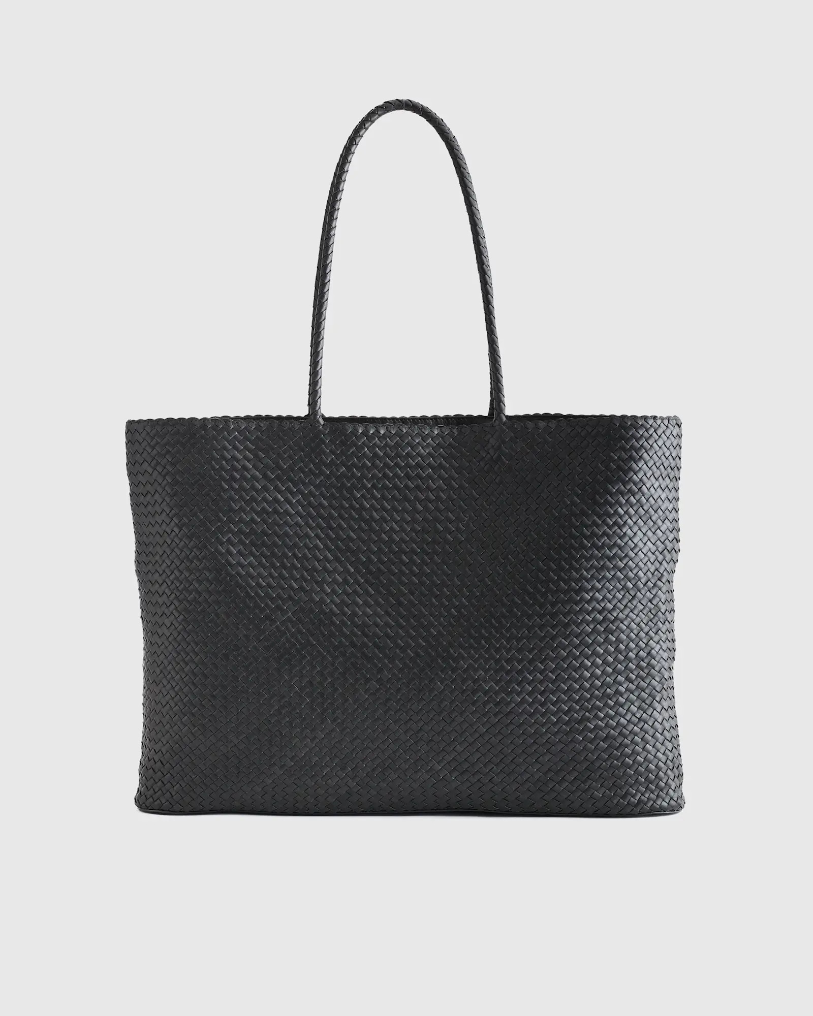 Italian Leather Handwoven Tote | Quince