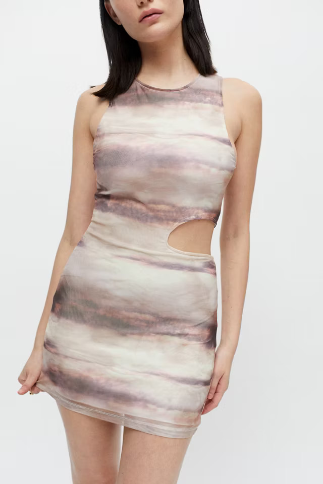 Motel Michel Cutout Mini Dress | Urban Outfitters (US and RoW)