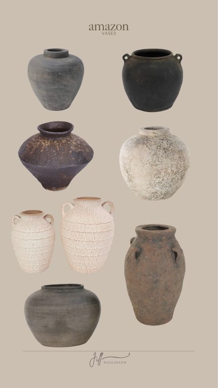Amazon vases! 

Home decor, pottery 

#LTKfindsunder100 #LTKsalealert #LTKhome