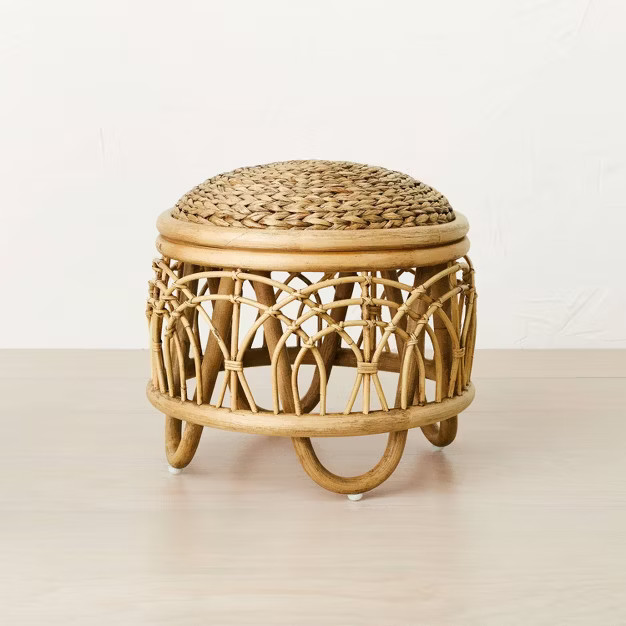 Tenaya Rattan Ottoman Natural - Opalhouse™ designed with Jungalow™ | Target