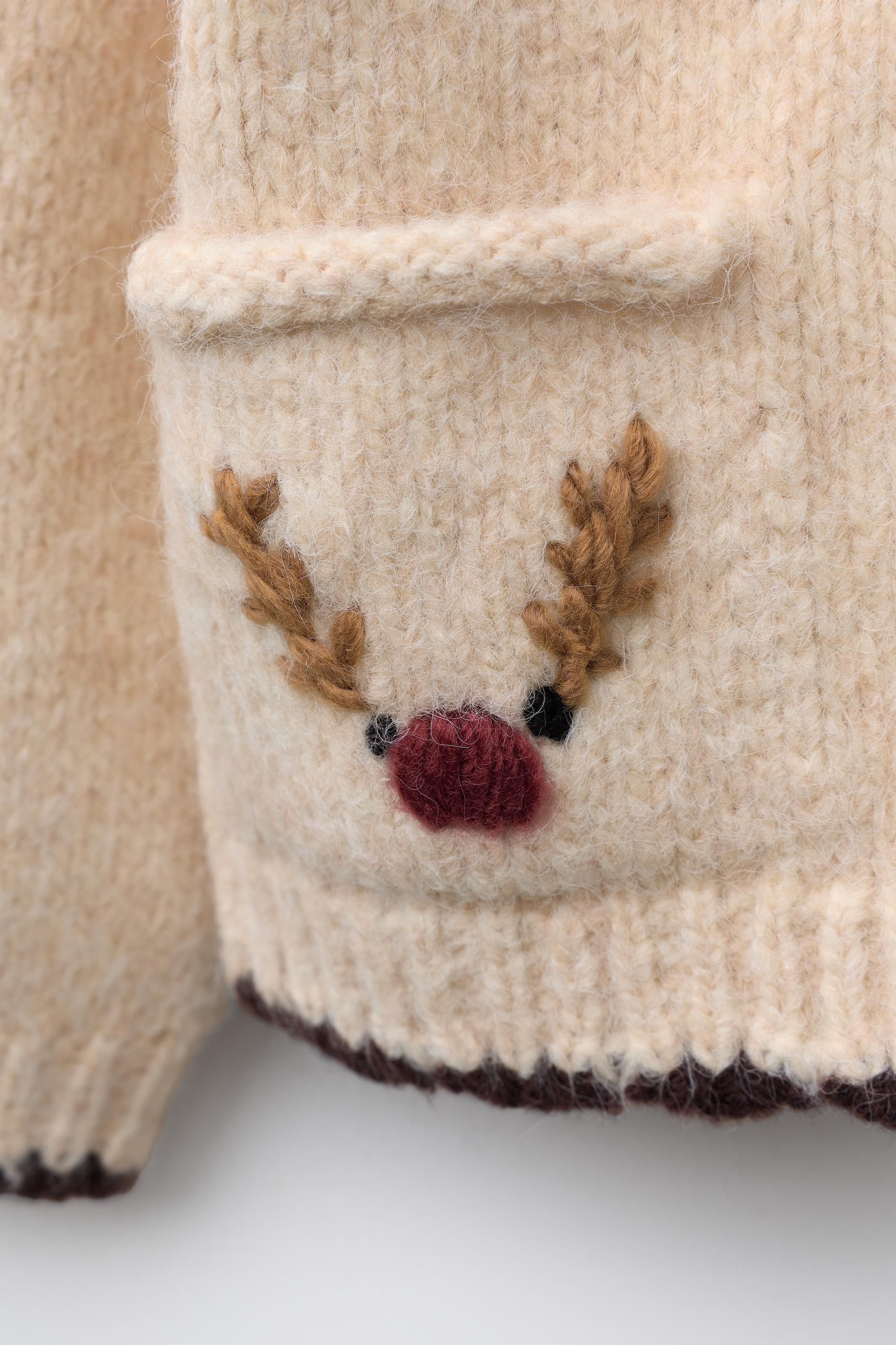 REINDEER CARDIGAN | Zara UK