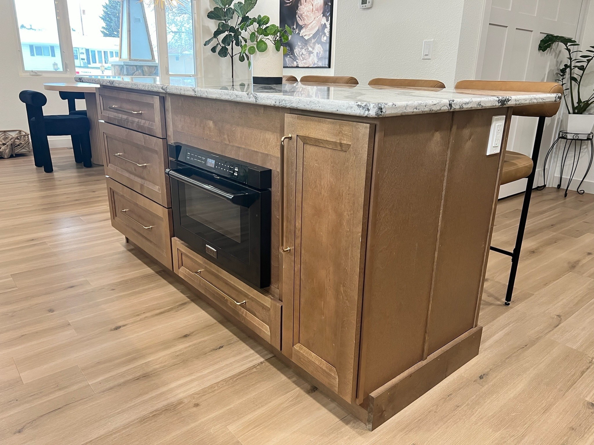This microwave slides open like a drawer! It’s easy access for all family members. 

#LTKmomlife #LTKHome