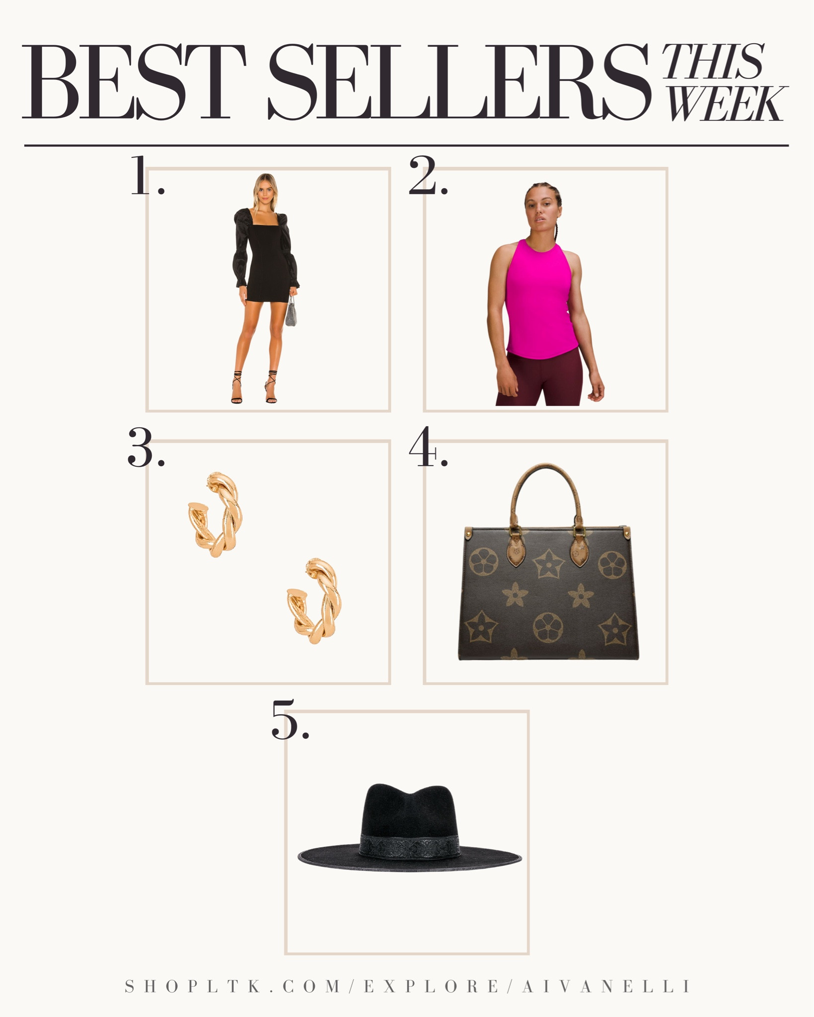 Best Sellers This Week!

Women’s date night outfit ideas
Women’s distressed denim
Outfit ideas for spring
Spring fashion
Spring style
Leather pants
Black heels
Hoop earrings
Black clutch
Black bodysuit
Women’s night looks
Styled look
Women’s workwear
Spring bags
Summer bags
Beach totes
Summer crossbody purses

#LTKstyletip #LTKSeasonal #LTKsalealert